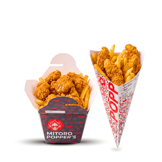 Cono Popp Fries Popperino