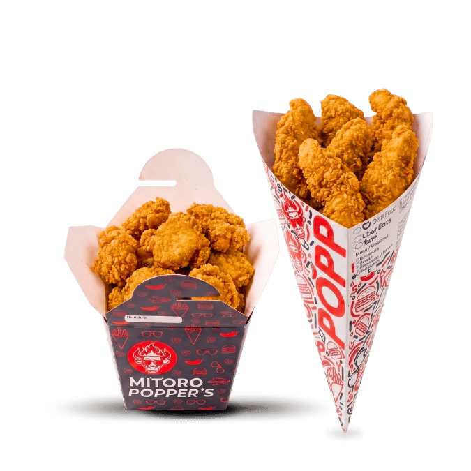 Cono Popp Fries Popper's Boneless